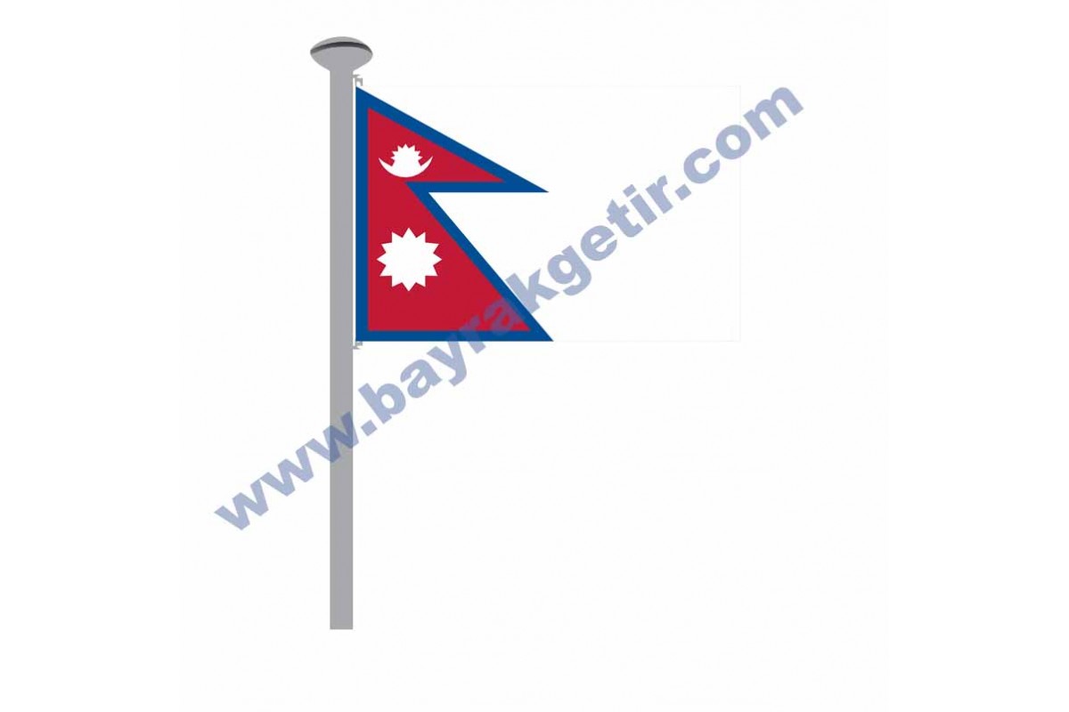NEPAL GÖNDER BAYRAK 50x75 ( EBAT SEÇİNİZ ) NEPAL GÖNDER BAYRAK 50x75 ( EBAT SEÇİNİZ )